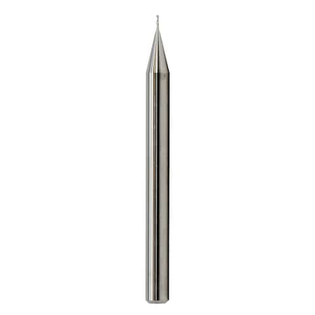Gs Tooling 0.040in Diameter 2-Flute 1/8in Shank Miniature Blue Series Carbide End Mill, 5PK 101215PK
